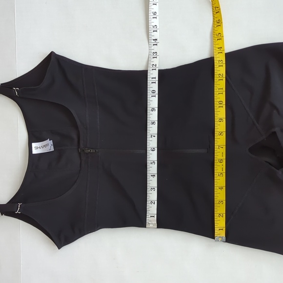 Shaperx Tummy Control Full Body Compression Shapewear MEDIUM Black Lace Floral - Picture 12 of 13